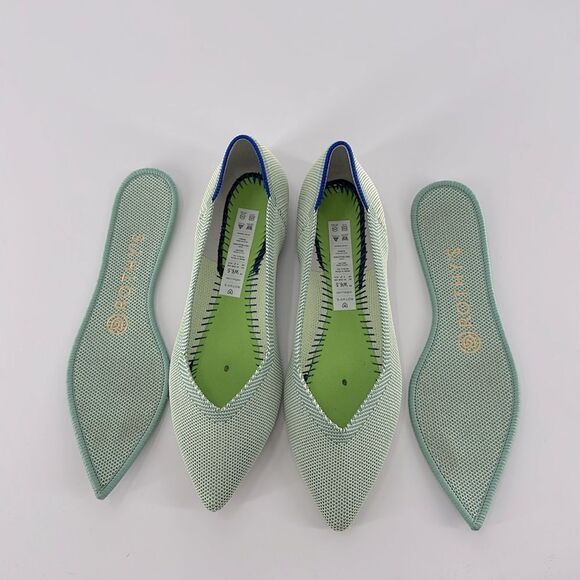 Rothy's The Point Mint Green Ballet Flats - Picture 5 of 8